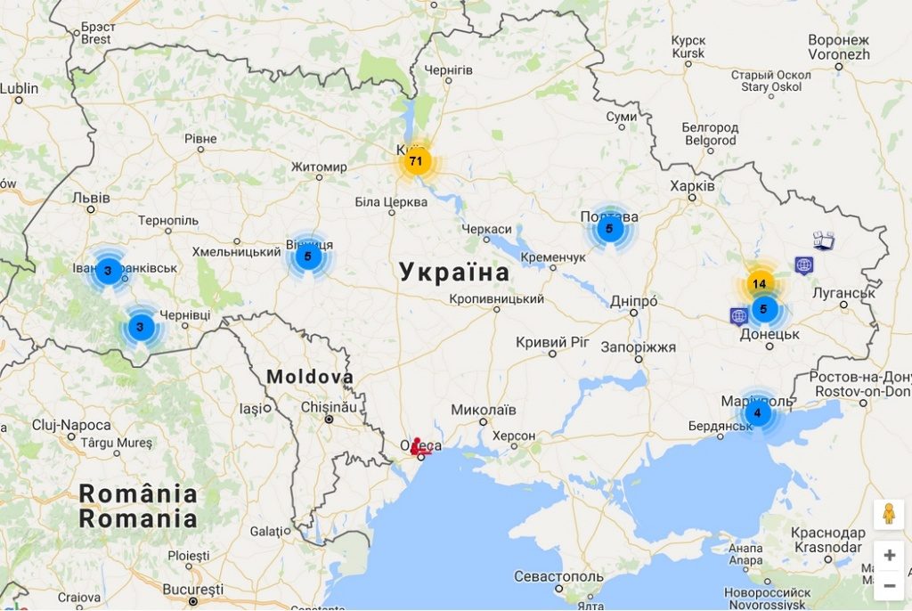 Тернопіль – на онлайн-карті публічних просторів – Вільне життя