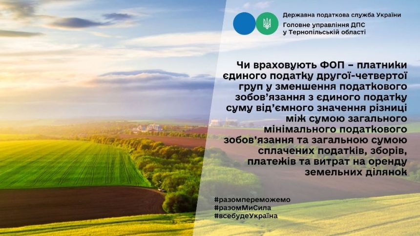 Окремі нюанси сплати єдиного податку підприємцями другої-четвертої груп